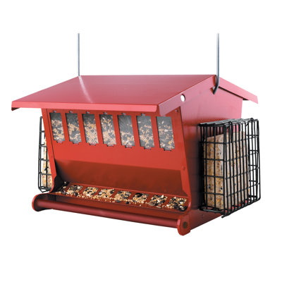 Kuo Metal Hanging Hopper Bird Feeder