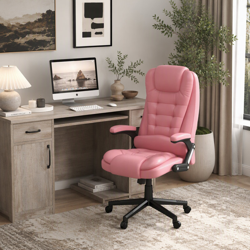 Chaise de bureau pivotante en velours moderne avec dossier à bulles et base roulante pour le bureau à domicile