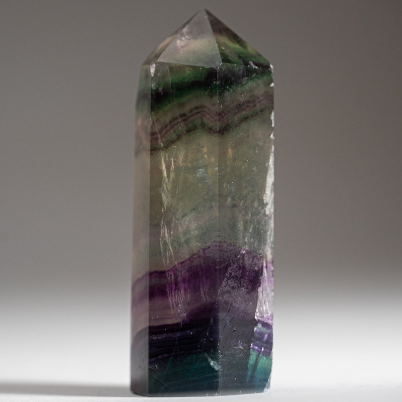 Rainbow Fluorite Point from Mexico (0.1618 lbs)