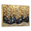 Or blanc, harmonie, herbes, art mural encadré
