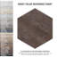 Brickyard Hex 8-1/2 In. X 9-7/8 In. Porcelain Rustic Wall & Floor Tile-1354766104
