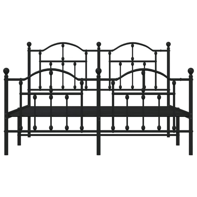 Aquinas Bed, Black, Double (4'6)