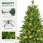 Arbre de Noël artificiel vert pré-éclairé-471912589