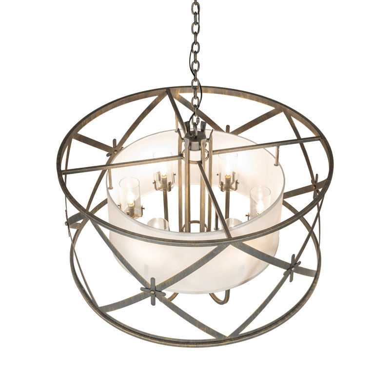 38" Wide Penelope 6 Light Pendant