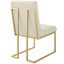 Chaise d'appoint en velours Privy-899960242