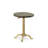 Elegant Brown 22" Round Side Table with Adjustable Height-1916732704