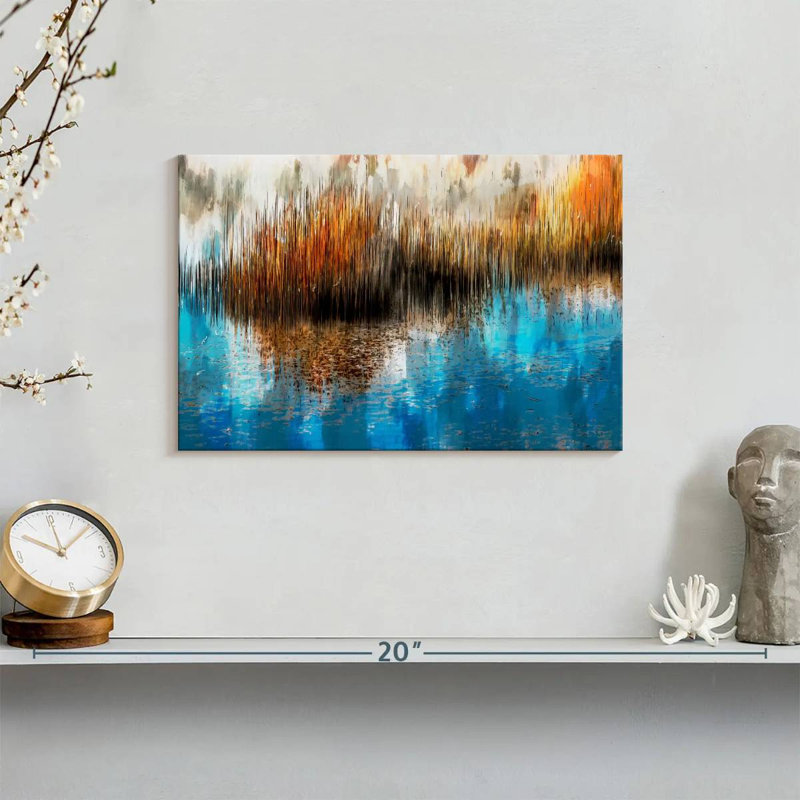 Avery Swamp Dynamic Abstract, 8" H x 12" W
