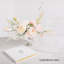 Livre d'or de mariage personnalisé, tige d'eucalyptus blanc-61175566