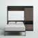 Camalla Murphy Bed and Storage Cabinet with Pull-Out Shelf