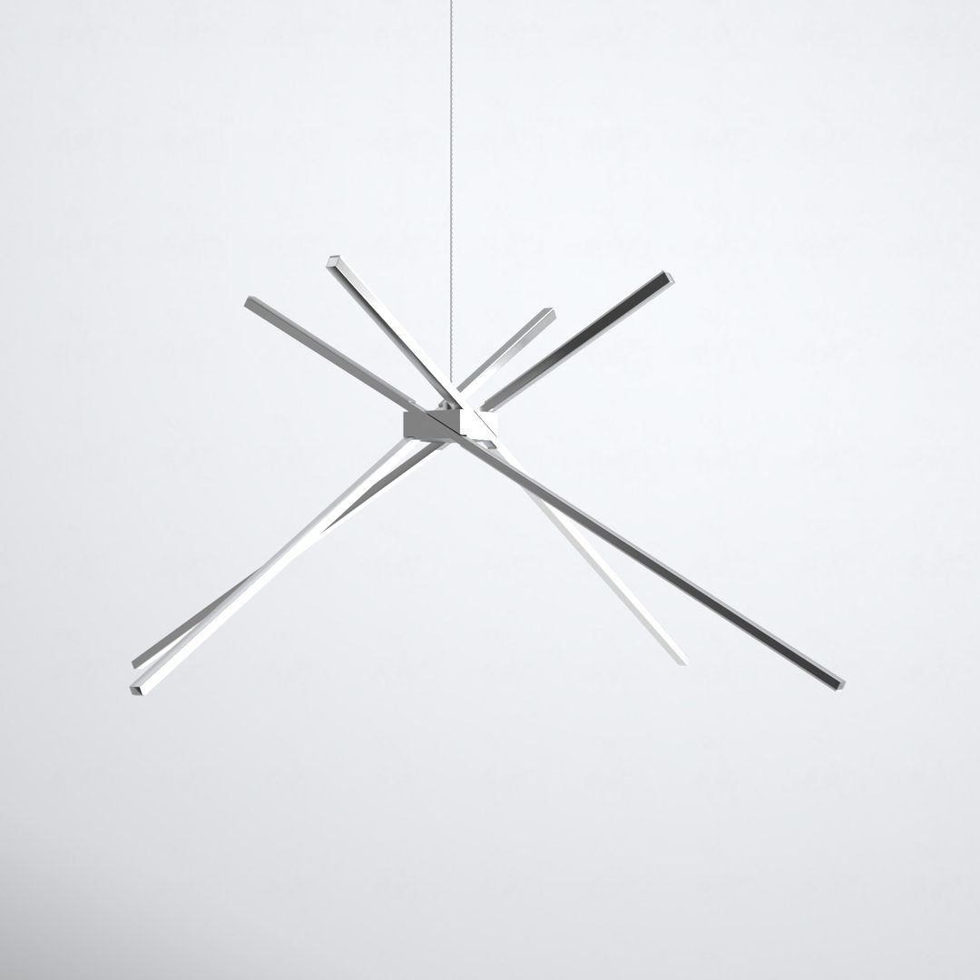 Replay 4-Light LED Sputnik Modern Linear Chandelier AllModern 