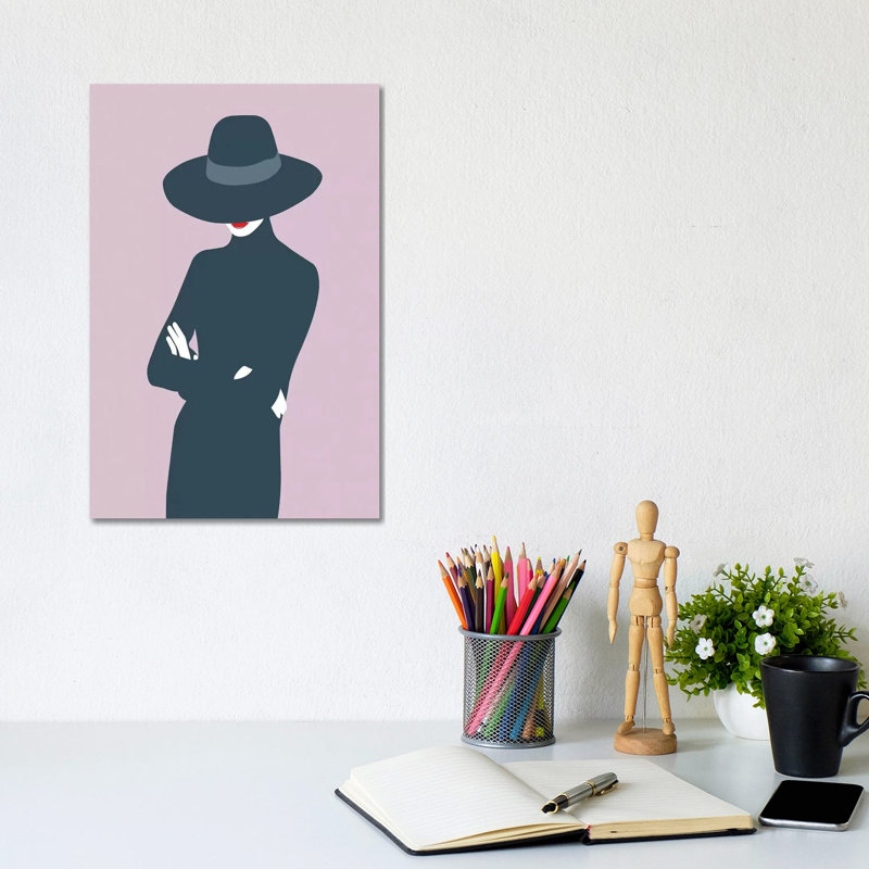 Lady No. 3 by Sean Salvadori - Gallery-Wrapped Canvas Giclée on Canvas, Canvas, 20.32 cm H x 30.48 cm W