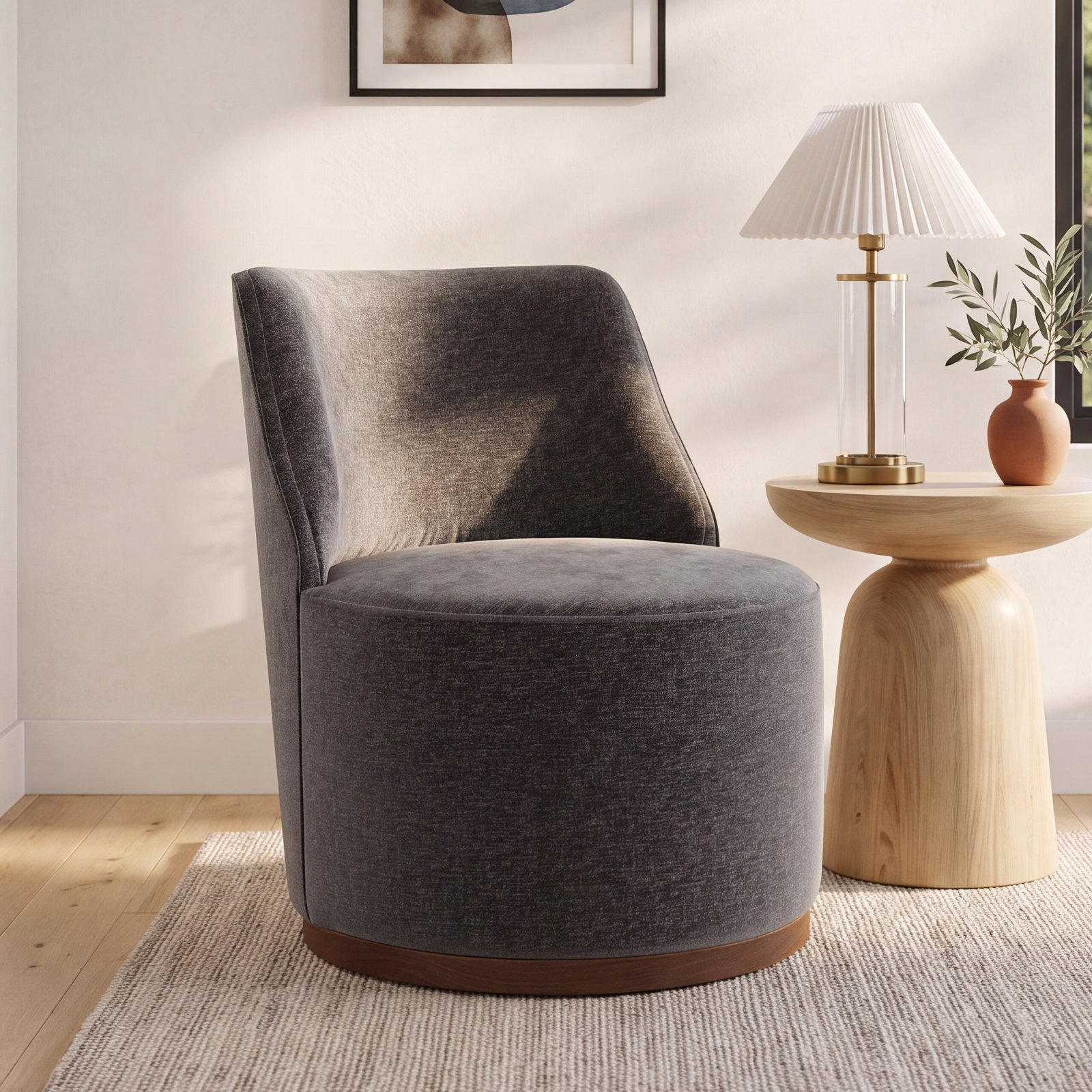 Brooks Swivel Accent Chair