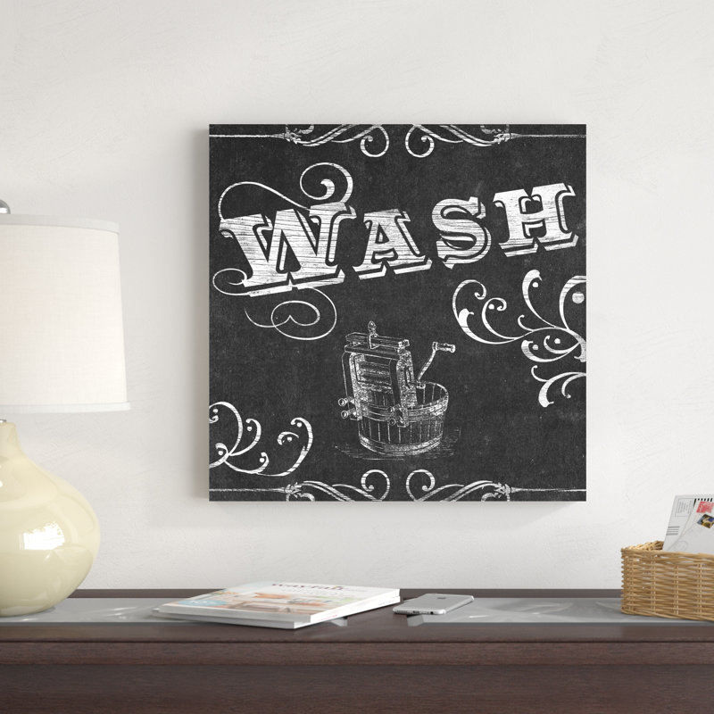 " Vintage Laundry Signs I " by June Erica Vess, 20" H x 20" W