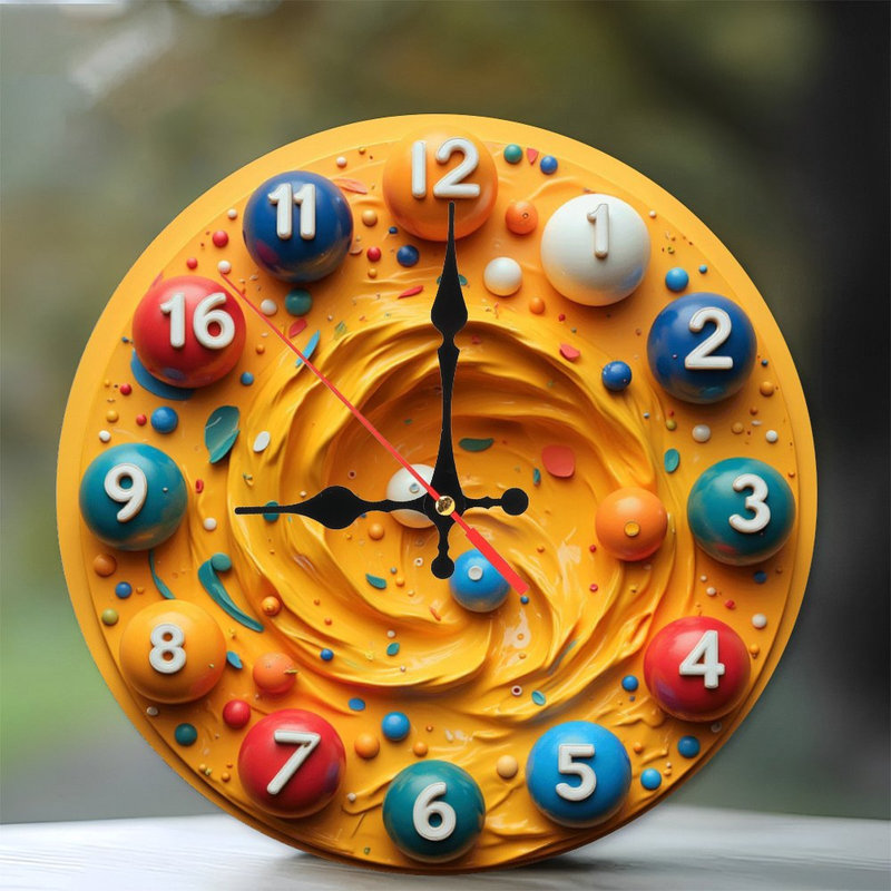 Tourbillon coloré avec nombre de boules amusantes