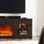 Console télé avec foyer électrique de 23 po avec assemblage rapide et sans effort Ashton