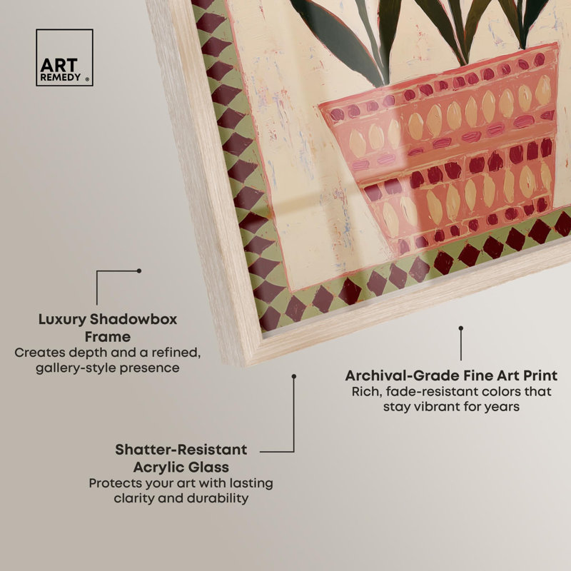 Tableau décoratif « Rustic Bloom IV » pour la cuisine, de Art Remedy, cadre noir, 16 x 20, H 21 po x l 17 po, Cadre blond