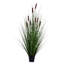 Herbe droite artificielle et quenouilles-22996684