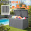 Boîte de rangement verrouillable en résine 230 gallons-107822213