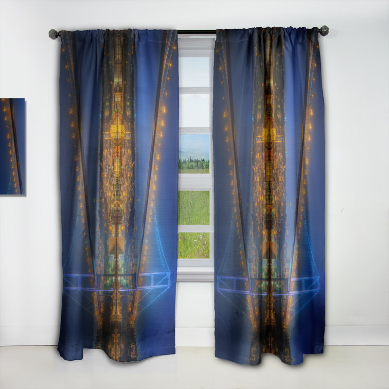 Rideau en lin Swaledale, L 52 po x L 108 po