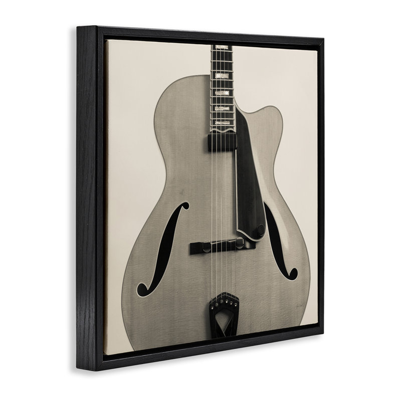  Art mural simple sur toile Floater par Deborah Revell, H 18 po x l 18 po, Cadre flottant noir de jais