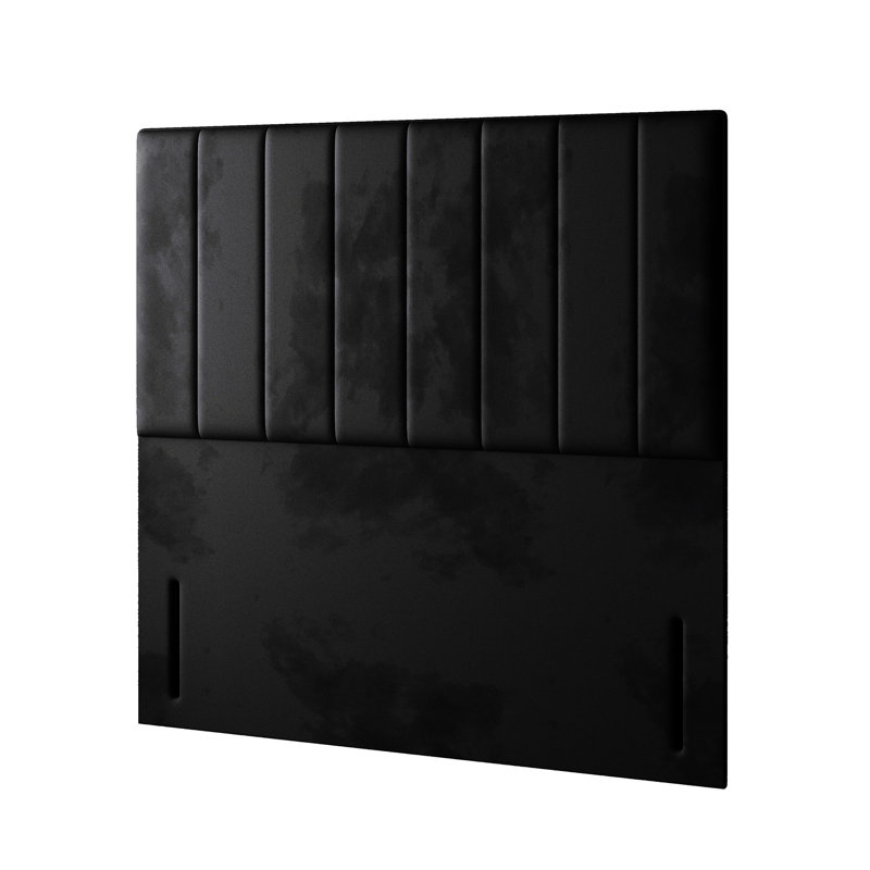 Hedley Upholstered Headboard, Black, Super King (6')