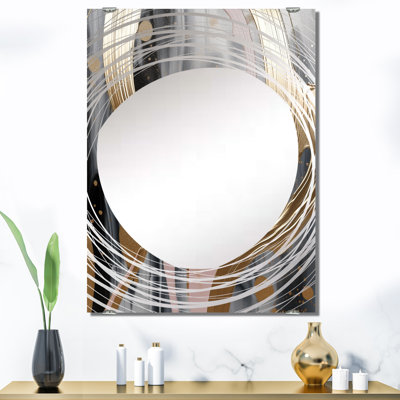 Hardison - Décoration murale miroir formes abstraites MIR137789