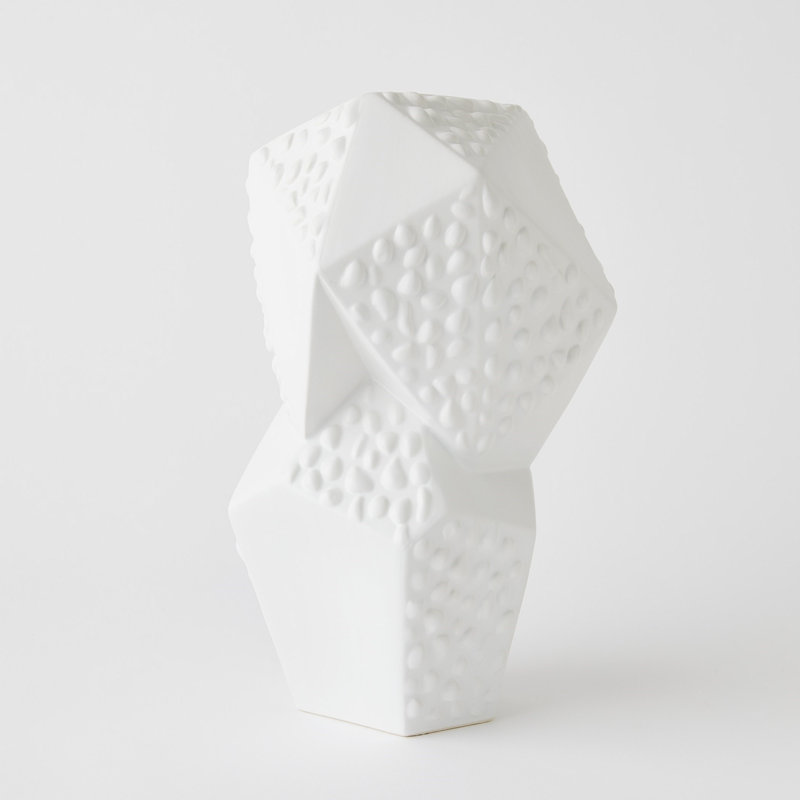 Les Facettes Sculpture, Matte White