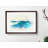 Rolling Ocean Waves in Abstract - Picture Frame Graphic Art Print-55762673-55762679