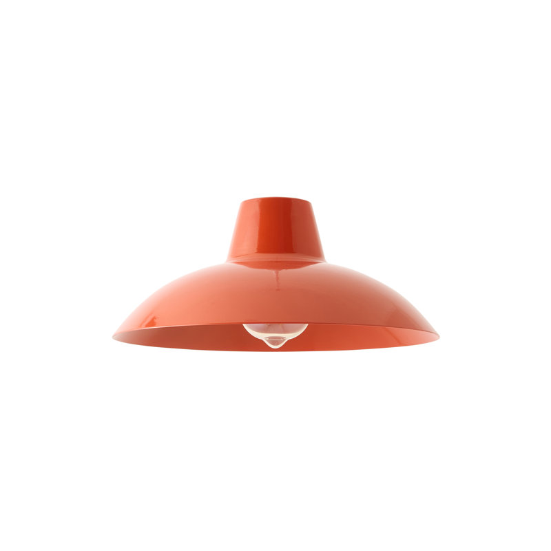 Civic 12.5cm H Metal Bowl Pendant Shade ( Spider ) in Red