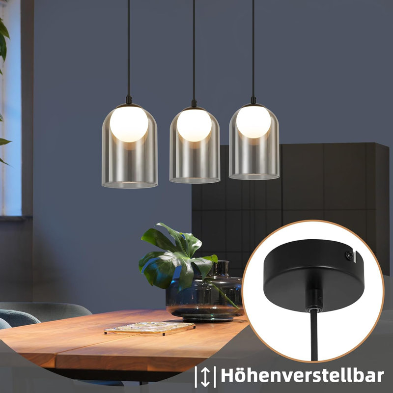 1 - Light Matte Black Cylinder Pendant