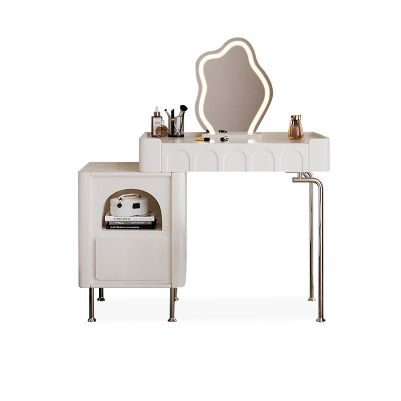Makeup Vanity with Light mirror,2 drawers