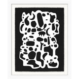 Retro Inverse 1 Framed Print