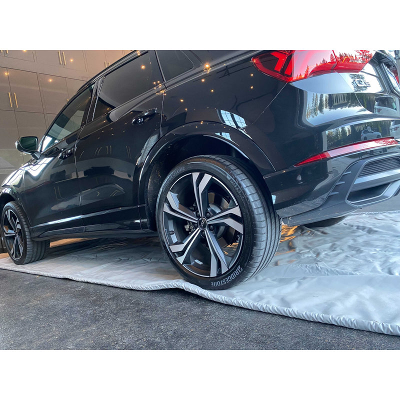 Rouleau de plancher de garage Floor Defender en gris, L 93 po x L 216 po