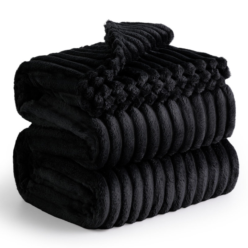 Bedsure Fitted Sheet Deep - Bed Sheets Extra Deep Pocket made of Soft Brushed Microfiber for Bed, 270cm x 230cm, Black