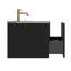 Meuble-lavabo flottant rayé en chêne noir brossé de 30 po avec lavabo en céramique blanche, meuble-lavabo pour salle de bain moderne, lavabo une pièce sans drain, pré-assemblé-1570532180-1570532182