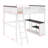 Queen Size Loft Bed With Desk,Shelf And USB