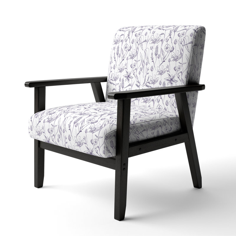 Chaise avec accoudoirs d'appoint Pen Penn Floral
