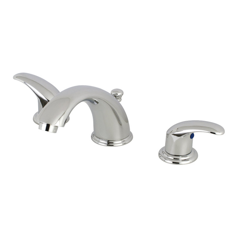 Robinet de salle de bain espacé Kingston, Chrome poli