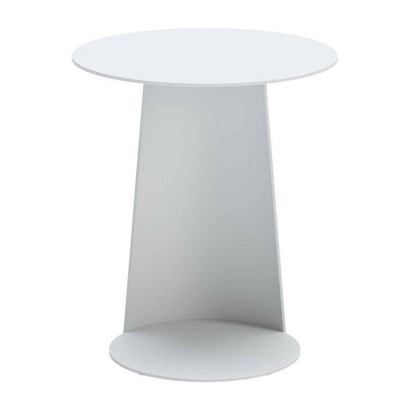 Kepper Round Metal Outdoor Side Table , 15.9'' in. W 15.9'' in. D