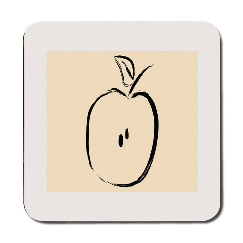 Designer Artwork Citrus Lemons Twelve Piece Placemat And Coaster Set With Elegant Wood Backing Limited Edition