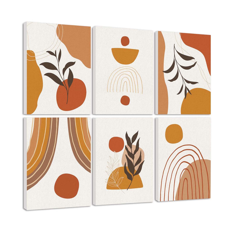 6 Piece Wrapped Canvas Print