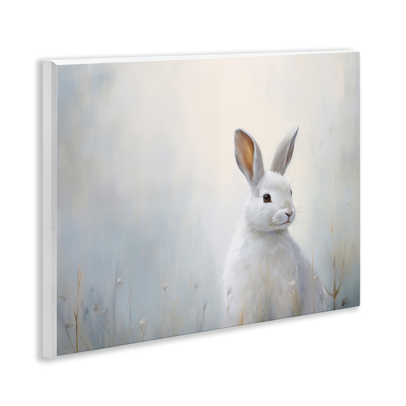 «Serene Rabbit», art mural par Arlington Prints