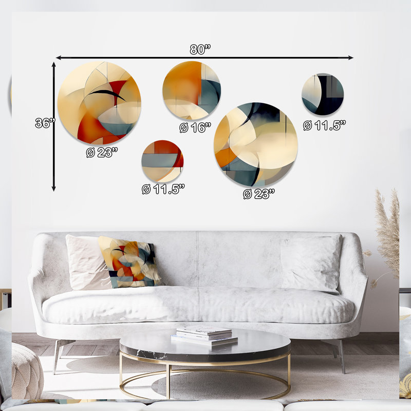 Exploration des motifs abstraits I - décoration murale géométrique moderne en métal