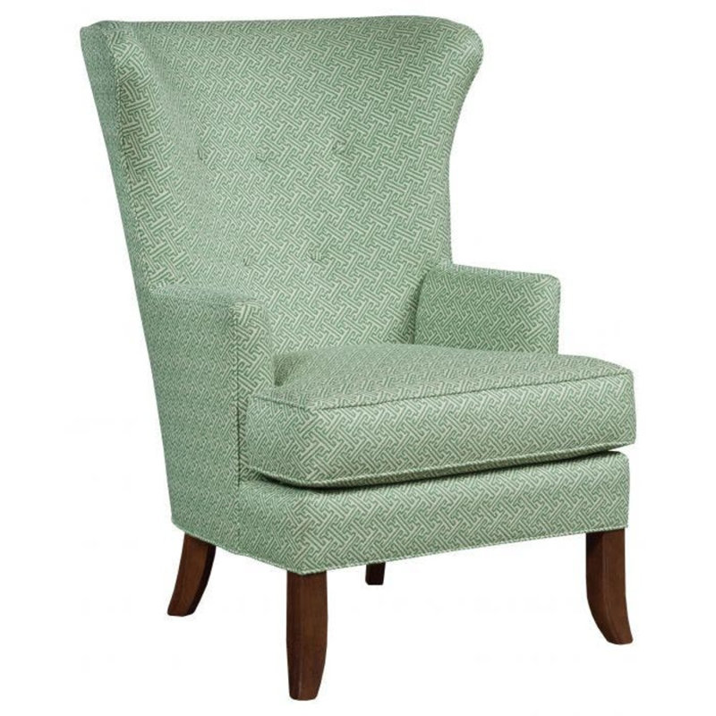Fauteuil à oreilles Austin, Espresso, Fumée 9508