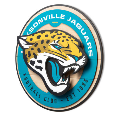 NFL Jacksonville Jaguars 3DX Circle Wall Art