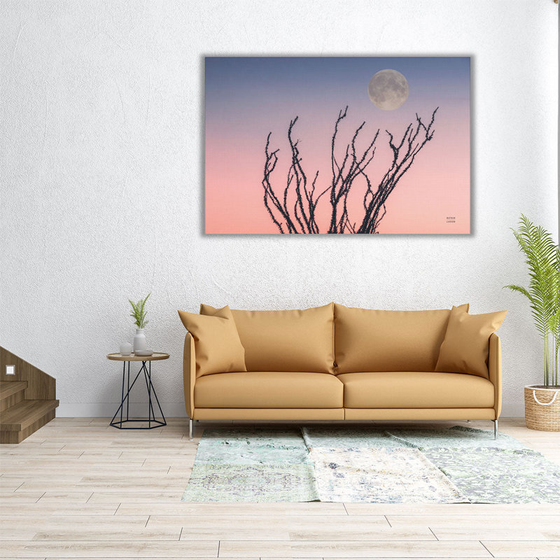 «Reaching Up Moon», reproduction d'art sur toile, H 20 po x l 30 po
