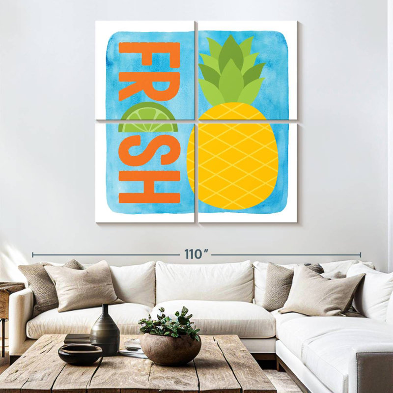Yarlin Fresh Pineapple, 74" H x 74" W