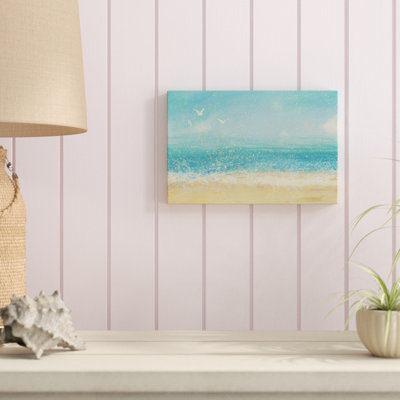 "Splatter Beach I" par James Wiens, reproduction d’art graphique sur toile