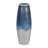 Patoma Modern Coastal Glass and Aluminum Decorative Vase with Sleek Metallic Accents and Contemporary Artisanal Design for Stylish Interior Displays-86748951-86748950