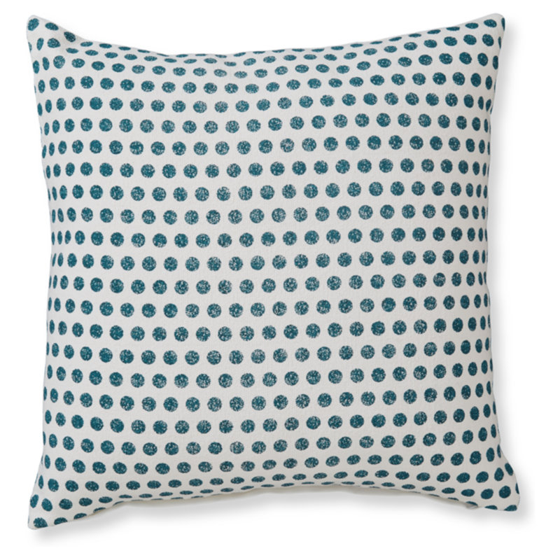 Housse et insert de coussin carré 100% coton Sible, Vert